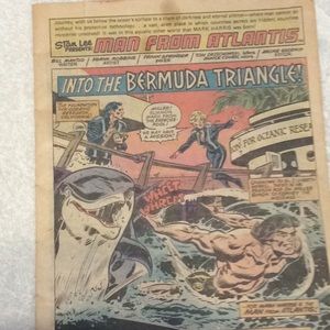 Vtg 1978 Man From Atlantis Marvel Comics book.